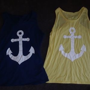 Anchor Logo Tank Tops